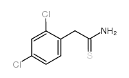 2-(2,4-dichlorophenyl)ethanethioamide Structure
