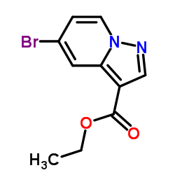 Ethyl 5-bromopyrazolo[1,5-a]pyridine-3-carboxylate Structure