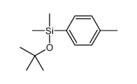 dimethyl-(4-methylphenyl)-[(2-methylpropan-2-yl)oxy]silane Structure