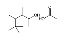 acetic acid,3,4,5,5-tetramethylhexan-2-ol Structure