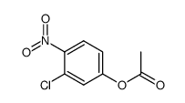3-chloro-4-nitrophenyl acetate结构式