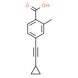 4-(环丙基炔基)-2-甲基苯甲酸图片