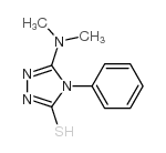 5-(dimethylamino)-4-phenyl-4H-1,2,4-triazole-3-thiol结构式