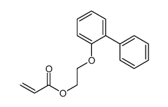邻苯基苯氧乙基丙烯酸酯结构式