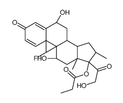 6-hydroxydexamethasone 17-propionate Structure