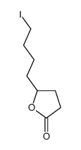 5-(4-iodobutyl)oxolan-2-one Structure