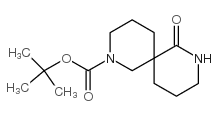 叔-丁基 5-羰基-4,10-二氮杂螺[5.5]十一烷-10-羧酸酯结构式