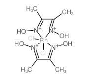Ammoniumdichlorobis(dimethylglyoximato)rhodate(III) (7CI) structure