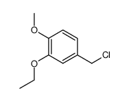 2-ethoxy-4-chloromethyl-1-methoxy-benzene结构式