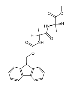 N-Fmoc-L-alanyl-L-alanine methyl ester Structure