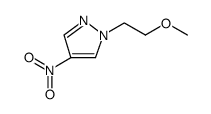 1-(2-甲氧基乙基)-4-硝基-1H-吡唑结构式