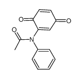 N-(3,6-dioxocyclohexa-1,4-dien-1-yl)-N-phenylacetamide结构式