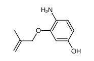 4-Amino-3-(2-methyl-allyloxy)-phenol Structure