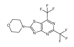 2-morpholin-4-yl-5,7-bis(trifluoromethyl)[1,3]thiazolo[4,5-d]pyrimidine Structure