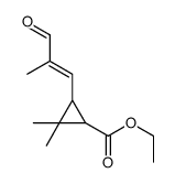 ethyl 2,2-dimethyl-3-[(E)-2-methyl-3-oxoprop-1-enyl]cyclopropane-1-carboxylate Structure
