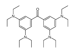 bis[3,5-bis(diethylamino)phenyl]methanone Structure
