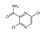 3,6-二氯吡嗪-2-甲酰胺结构式