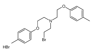 N-(2-bromoethyl)-2-(4-methylphenoxy)-N-[2-(4-methylphenoxy)ethyl]ethanamine,hydrobromide Structure