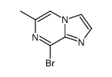8-溴-6-甲基咪唑并[1,2-A]吡嗪结构式