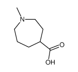 1H-Azepine-4-carboxylic acid, hexahydro-1-methyl-结构式