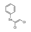 1,2-dichloroethenylselanylbenzene结构式