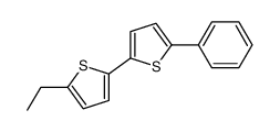 2-ethyl-5-(5-phenylthiophen-2-yl)thiophene结构式