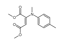 dimethyl N-methyl-N-(p-tolyl)aminomaleate结构式