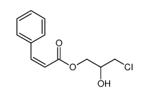 (3-chloro-2-hydroxypropyl) 3-phenylprop-2-enoate Structure