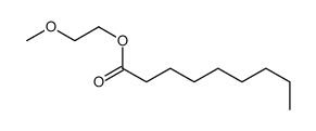 2-methoxyethyl nonanoate Structure