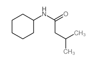 Butanamide,N-cyclohexyl-3-methyl- Structure
