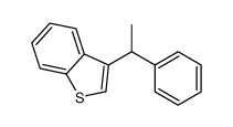 3-(1-phenylethyl)-1-benzothiophene结构式