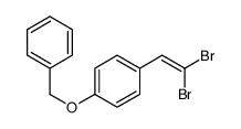 1-(2,2-dibromoethenyl)-4-phenylmethoxybenzene Structure