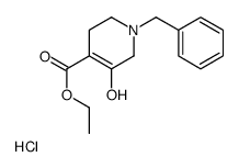 1-苄基-5-羟基-1,2,3,6-四氢吡啶-4-羧酸乙酯盐酸盐结构式