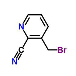 3-(Bromomethyl)picolinonitrile Structure