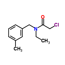 2-Chloro-N-ethyl-N-(3-methylbenzyl)acetamide结构式