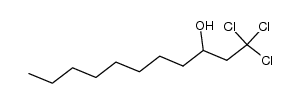 3-hydroxy-1,1,1-trichloroundecane结构式