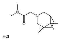 N,N-dimethyl-2-(5,8,8-trimethyl-3-azoniabicyclo[3.2.1]octan-3-yl)acetamide,chloride Structure