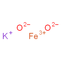 Potassium ferrite 22 Structure