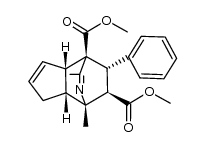 dimethyl 1,4a,7,7a-tetrahydro-1,3-dimethyl-8-phenyl-1,4-ethano-4H-2-pyridine-4,9-dicarboxylate结构式