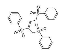 1,2,4-tris(phenylsulfonyl)-2-butene Structure