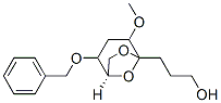 6,8-Dioxabicyclo3.2.1octane-5-propanol, 4-methoxy-2-(phenylmethoxy)-, 1R-(exo,exo)- Structure