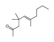 4,4,6-trimethyldec-5-en-2-one Structure