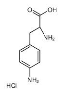 4-Amino-L-phenylalanine hydrochloride (1:1)结构式