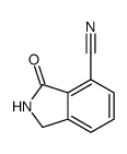 3-OXOISOINDOLINE-4-CARBONITRILE Structure