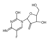 2'-deoxy-2'-methylidene-5-fluorocytidine结构式
