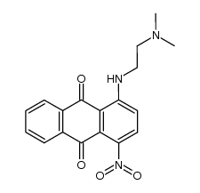 1-[[2-(Dimethylamino)ethyl]amino]-4-nitroanthracene-9,10-dione Structure