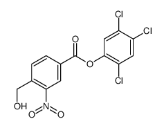 (2,4,5-trichlorophenyl) 4-(hydroxymethyl)-3-nitrobenzoate Structure