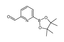 6-(4,4,5,5-四甲基-1,3,2-二噁硼烷-2-基)吡啶甲醛结构式