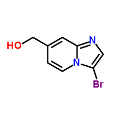 (3-Bromoimidazo[1,2-a]pyridin-7-yl)methanol Structure