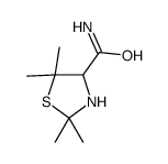 2,2,5,5-tetramethyl-1,3-thiazolidine-4-carboxamide Structure